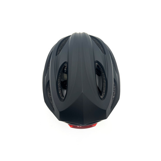 Casque velo / trottinette noir avec LED