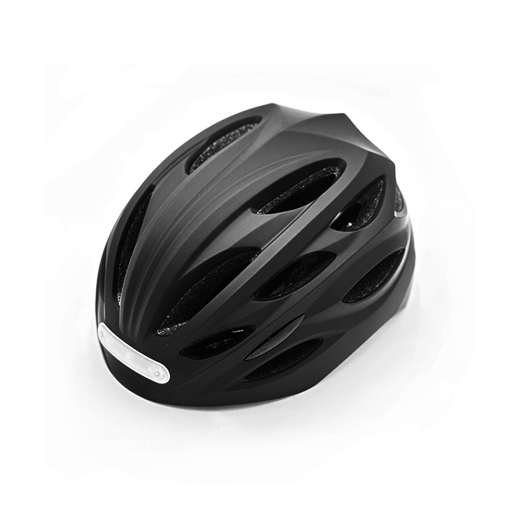 Casque velo / trottinette noir avec LED