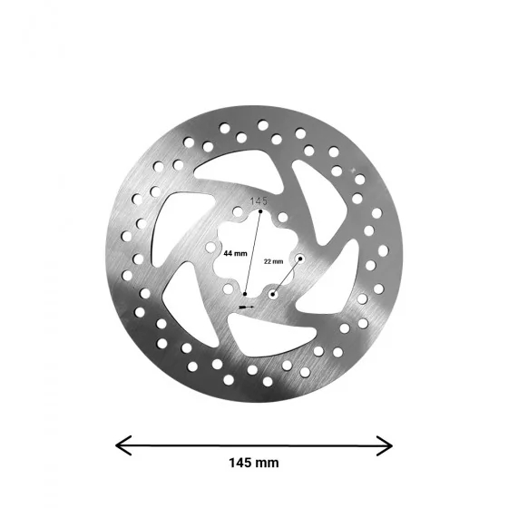 Disque de freins 145 mm 6 trous