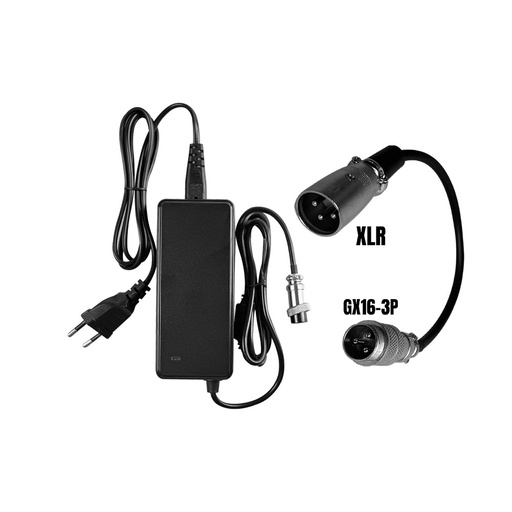 PACK Chargeur 36V ➡️ 42V / 2A (connecteur XLR)