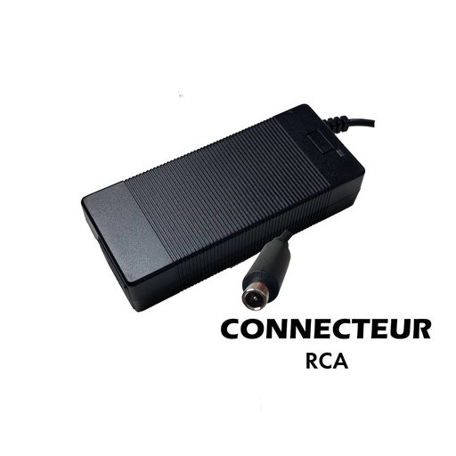 Pack Chargeur 36V ➡️ 42V / 2A (connecteur RCA)